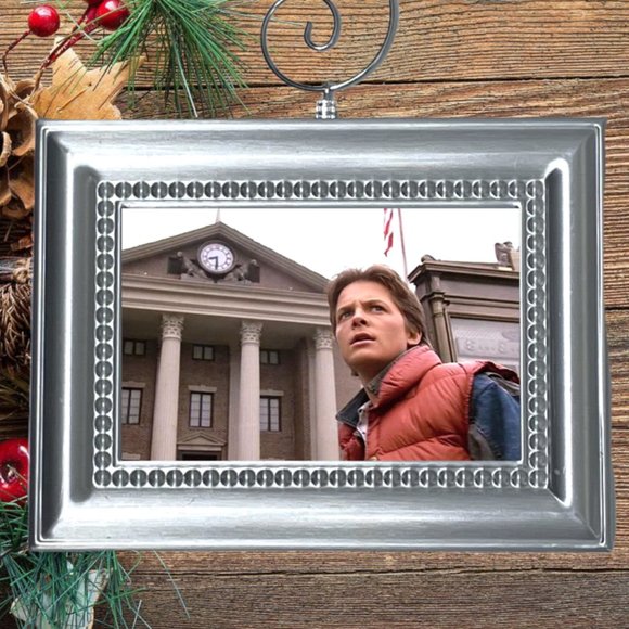 Back To The Future Marty Mcfly Retro Movie Memorabilia‎ Christmas Tree Ornament - Picture 1 of 3
